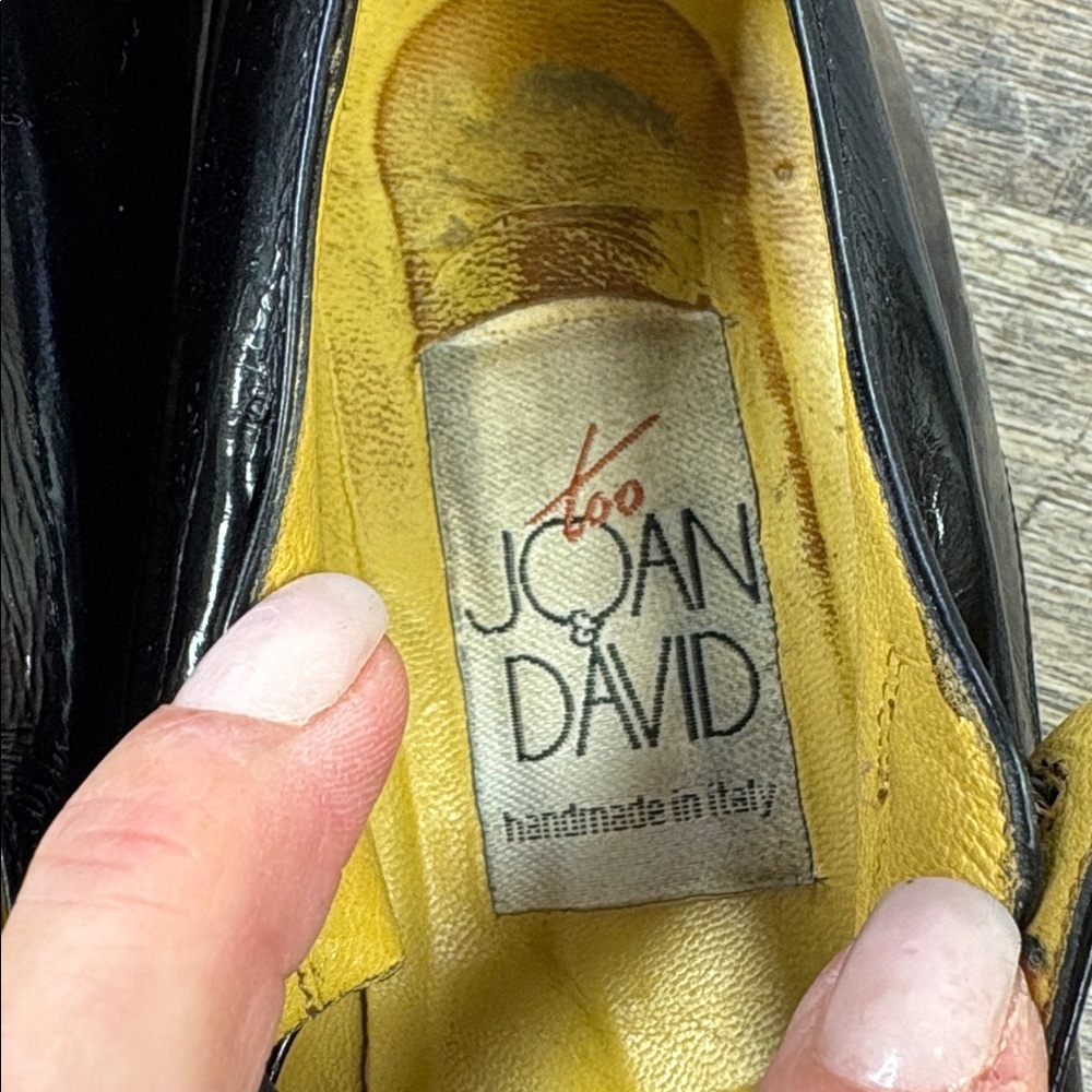 Joan & David Handmade in Italy Black Patent Leather Mary Jane Size 39 (US 8.5–9) - Picture 6 of 14